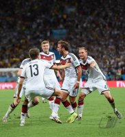 FUSSBALL WM 2014 FINALE: TEAMJUBEL Deutschland
