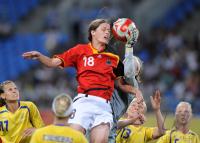 FUSSBALL  Olympia 2008   Viertelfinale  Frauen   Schweden - Deutschland