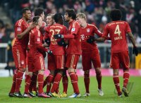 Fussball 1. Bundesliga Saison 12/13: JUBEL FC Bayern Muenchen
