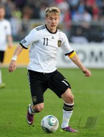 Fussball: International Saison 2010/2011: Deutschland U21, HOLTBY am Ball