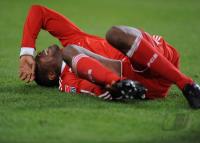 FUSSBALL  1. BUNDESLIGA  09/10    Edson Braafheid  (FC Bayern Muenchen)