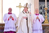 Vatikan, Rom Ostermesse 2022  Papst Franziskus I.