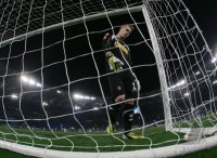 Fussball Europa League Saison 2012/2013: Torwart Marc Andre ter Stegen (Borussia Moenchengladbach) enttaeuscht