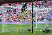 FUSSBALL Olympia 2012 FINALE: Brasilien - Mexiko