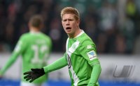 Fussball, 1. Bundesliga  Saison 2014/2015: VfL Wolfsburg - SC Freiburg