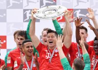Fussball 1. Bundesliga Saison 18/19: Meister FC Bayern Muenchen