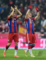Fussball 1. Bundesliga Saison 14/15: Bastian Schweinsteiger (FC Bayern Muenchen)