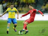 Fussball WM Qualifikation 2014 Playoff: Schweden - Portugal