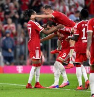 Fussball  1. Bundesliga 26/27 FC Bayern Muenchen - VfB Stuttgart