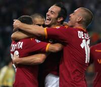 Fussball Champions League 07/08  AS Rom - Dynamo Kiew