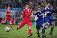 FUSSBALL  DFB Pokal Halbfinale; FC Schalke 04  - FC Bayern Muenchen