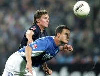 Fussball 2. Bundesliga: Bochum - 60 Muenchen, Zweikampf