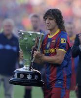 FUSSBALL International :  FC Barcelona wir als  spanischer Meister geehrt 09/10