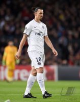 Fussball CHL  Saison 2014/2015: Zlatan Ibrahimovic (Paris Saint-Germain)