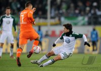 Fussball: 1. Bundesliga Saison 2010/2011: VfL Wolfsburg - Werder Bremen