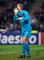 FUSSBALL  International CHL 09/10  : Edwin van der Sar  (Manu)