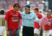 Fussball 1.Bundesliga 1. FC Kaiserslautern - FC Bayern Muenchen