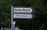 Schmuckbild; Wegweiser Kernkraftwerk Leibstadt