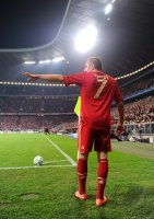 FUSSBALL INTERNATIONAL  CHL HALBFFINALE 11/12: Franck Ribery (FC Bayern Muenchen)