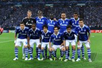 Fussball CHL  Saison 2010/2011:  Schalke Teamfoto