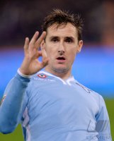 FUSSBALL SERIE A 2013/2014:  JUBEL Miroslav Klose (Lazio Rom)