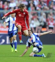 Fussball 1. Bundesliga, Saison 2011/2012:  FC Bayern Muenchen - Hertha BSC Berlin