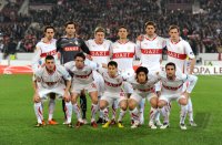 FUSSBALL  UEFA Europa League  10/11:   Teamfoto VfB Stuttgart