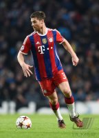 Fussball CHL  Saison 2014/2015: Xabi Alonso (FC Bayern Muenchen)