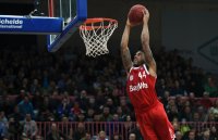 Basketball 1. Bundesliga 14/15 Hauptrunde: Walter Tigers Tuebingen - FC Bayern Muenchen