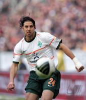 Fussball 1. Bundesliga  09/10  Claudio Pizarro (Werder)