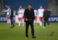 Fussball Europa League Saison 2013/2014: Trainer Roger Schmidt (Red Bull Salzburg)
