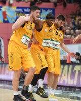 Basketball 1. Bundesliga 14/15 Hauptrunde: Walter Tigers Tuebingen - Alba Berlin