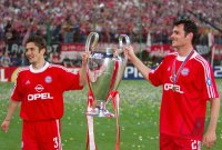 FUSSBALL CHAMPIONSLEAGUE FINALE 2000/2001:  JUBEL FC Bayern Muenchen