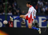 Fussball: 1. Bundesliga Saison 2010/2011: Hamburger SV, VAN NISTELROOY  am Ball