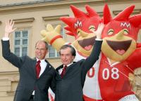 FUSSBALL EM 2008, Maskottchen Trix und Flix