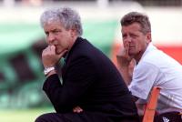 Klaus Toppmoeller und Co-Trainer Peter Hermann