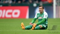 Fussball, 1. Bundesliga  Saison 2014/2015: SV Werder Bremen - Borussia Moenchengladbach