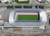 FUSSBALL EM 2008 Luftbild Stadion Genf