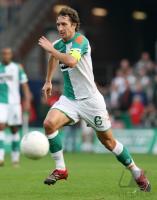 Fussball 1. Bundesliga: Werder, BAUMANN Einzelaktion