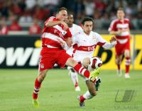 Fussball Ligapokal: Stuttgart - Muenchen