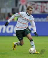 Fussball 1. Bundesliga  09/10  Aaron Hunt  (SV Werder Bremen)