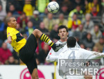 Fussball 1. Bundesliga: Dortmund - Bayern, Zweikampf