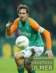 Fussball 1. Bundesliga: Bremen, BAUMANN Einzelaktion