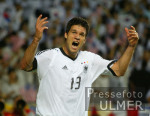 FUSSBALL Weltmeisterschaft JUBEL; Michael Ballack (GER)