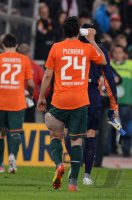 Fussball 1. Bundesliga  Saison 11/12: Enttaeuschung Claudio Pizarro (SV Werder Bremen)