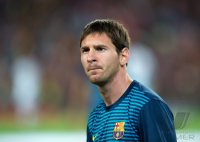 FUSSBALL Primera Division/Super Cup 2012: Lionel Messi (Barca)