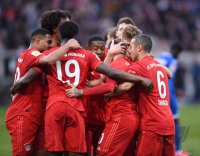 Fussball 1. Bundesliga Saison 19/20: TSG 1899 Hoffenheim - FC Bayern Muenchen