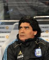 Fussball Nationalmannschaft: Trainer Diego Armando Maradona (ARG)
