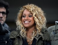 FUSSBALL SERIE A 2012/2013: Fanny Neguesha,  Freundin von Mario Balotelli (AC Mailand)
