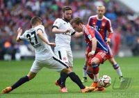 Fussball 1. Bundesliga Saison 14/15: FC Bayern Muenchen - Eintracht Frankfurt